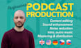 professionally edit your podcast or audio recording
