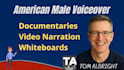 record an american male whiteboard or elearning narration