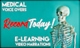 record medical or elearning narration