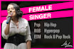 be your female ghost singer, vocalist, cover voice