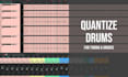edit and quantize multitrack drums