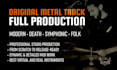 compose and produce symphonic folk death metal backing track