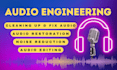 do noise reduction, audio editing, restoration and cleaning up in audacity
