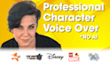 perform a female north american character voice over
