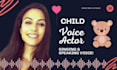 be your child voice actor, singer and voiceover talent
