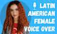 record a professional female spanish voice over
