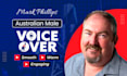 record a professional australian male voice over