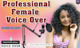 record a professional female voice over 24 hours or less