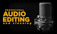 professionally edit, clean, repair, fix and improve your audio