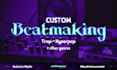 create custom trap, hyperpop and new wave beats for you