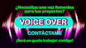 latin american female voice over