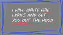 write fire lyrics that even eminem would be jealous of