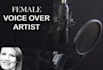 be your female voice over actor