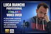 record a professional italian voice over