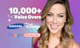 record professional american english female voice over