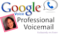 record an american female voicemail greeting for google voice, cell phones