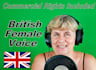 make a middle aged british female voice over recording