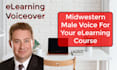 provide an american male voiceover for your elearning project