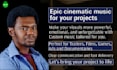 compose epic cinematic or african music for your project