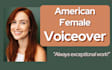 record an american female voiceover