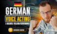 do german soldier voice acting, screaming, yelling, shouting, voice over