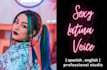 voice your project with my sexy latina spanish voice