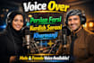 record persian farsi, kurdish sorani voice over professionally