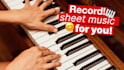 professional record piano by sheet music, accompaniment