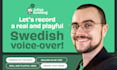 record an authentic and engaging swedish voice over