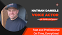 be your professional deep american male narrator voiceover