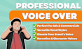 record a filipino and english announcer voiceover