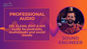 edit, mix and restore your podcast audio professionally