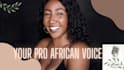 record a female african voiceover