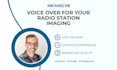 record a voice over for your radio station imaging