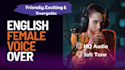 be your english voice over artist with an indian accent