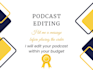edit your podcast perfectly