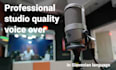 record a slovenian voice over in a profesional studio