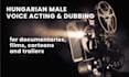do voice acting for movies, cartoons in hungarian