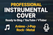 make a professional instrumental cover ready for singing