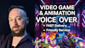 do deep american male voice over actor, video game or animation, villain monster