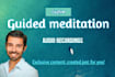create guided meditation recordings