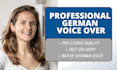 record a natural german voice over for ads and elearning