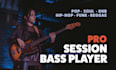 record a professional bass track, female session bassist