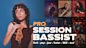 be your pro session bassist, female bass player