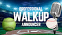 record walk up announcements for your baseball or softball team