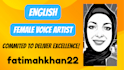 record professional english voice overs