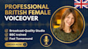 record a professional british female voice over