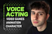 voice act a smooth, deep voice for your project or video