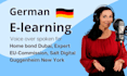 record a german elearning voice over professional with warm voice over deutsch