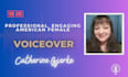 record a professional, american female voiceover